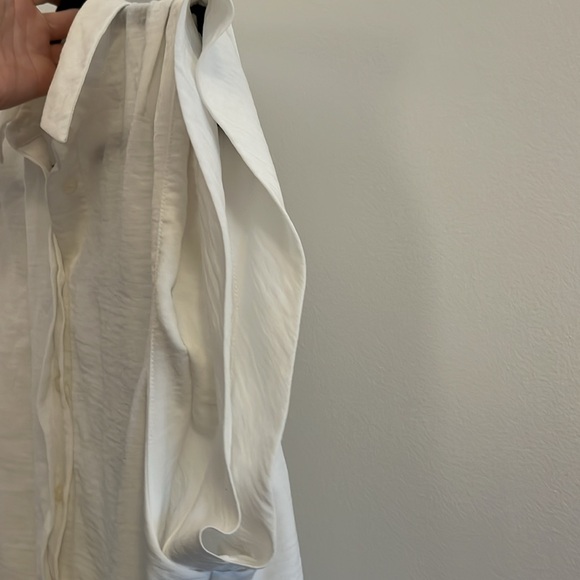 ASOS ruffle sleeve top size 4 - Picture 3 of 8